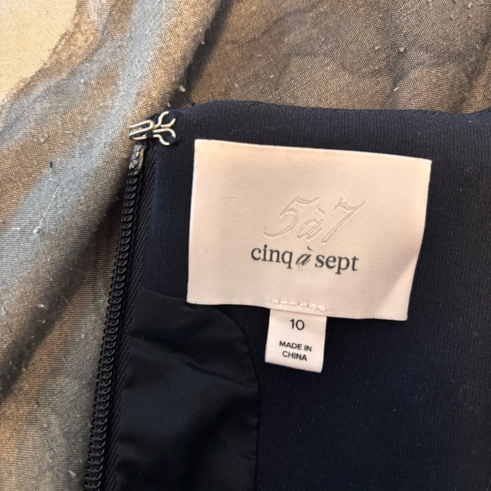 Cinq a sept blue dress size 10 - Picture 5 of 5